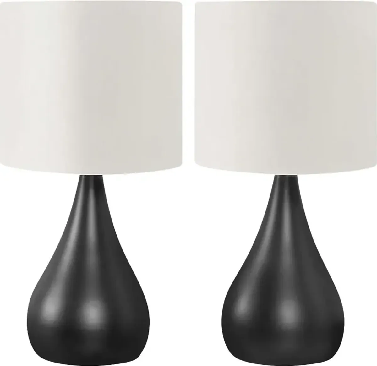 Iliad Point Black Lamp, Set of 2