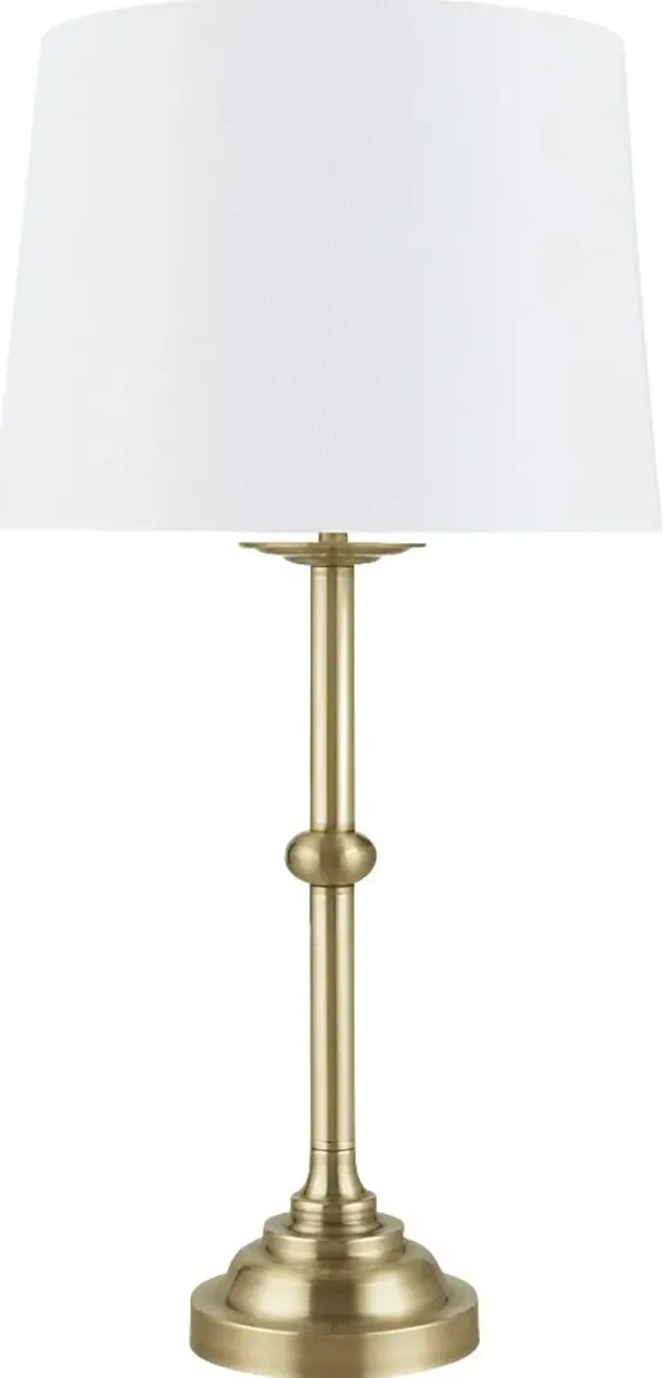 Epworth Land Brass Lamp