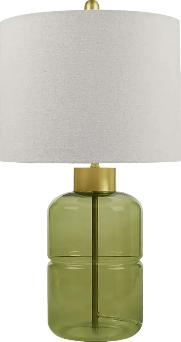 Lawton View Green Lamp