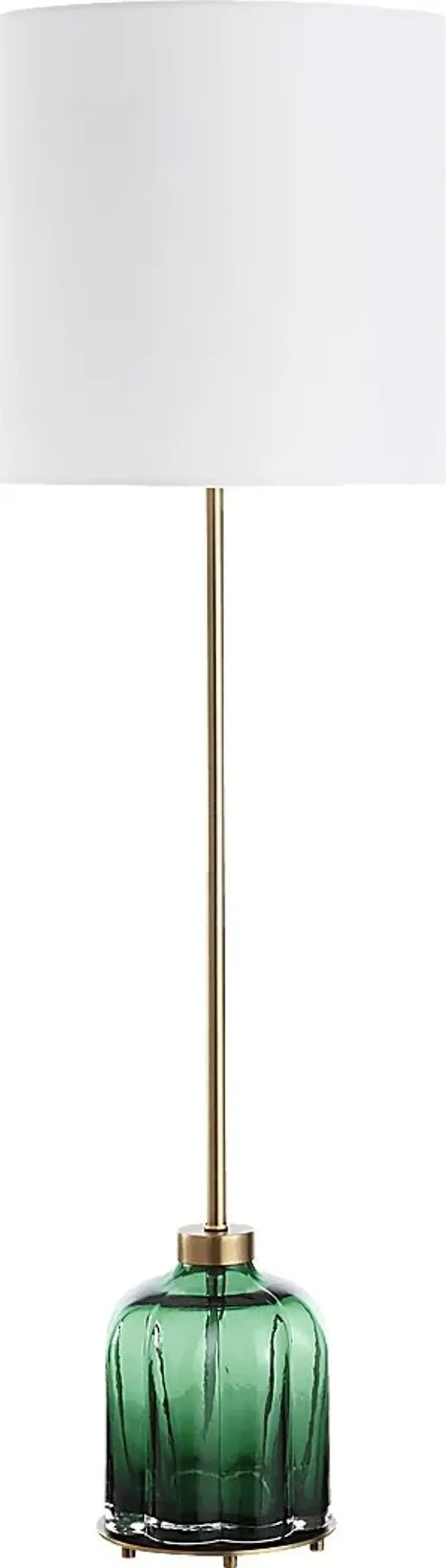 Savery View Green Lamp