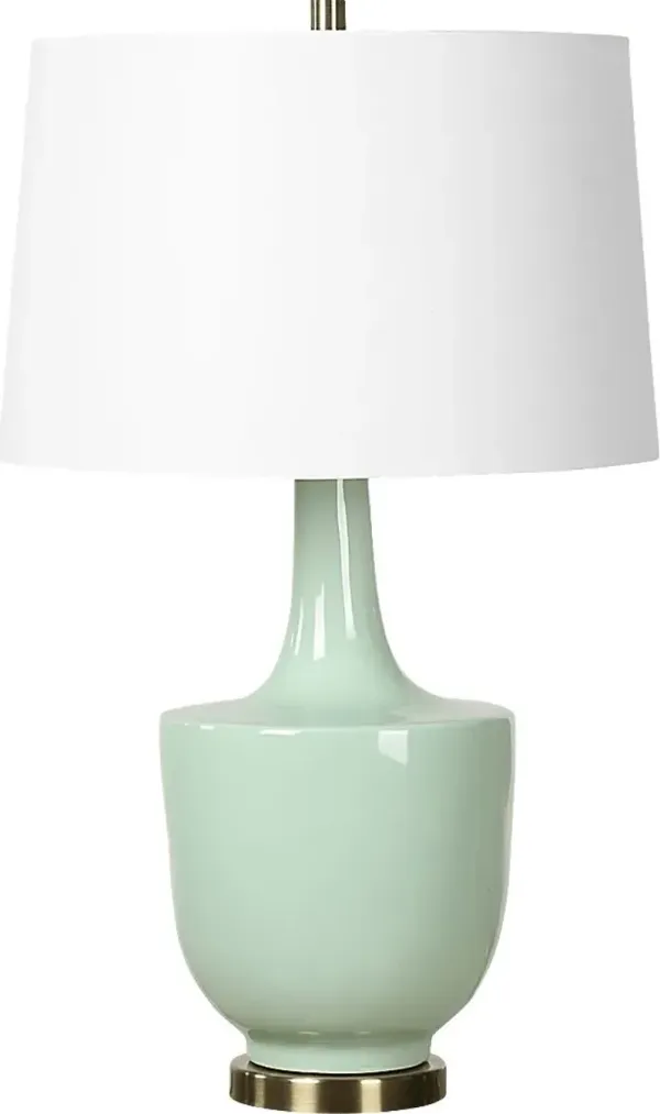 Peoria Loop Green Lamp