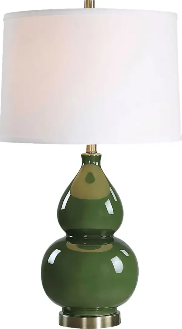 Jayla Cove Green Lamp