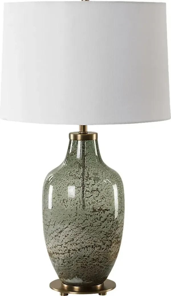 Hendricks Trail Green Lamp