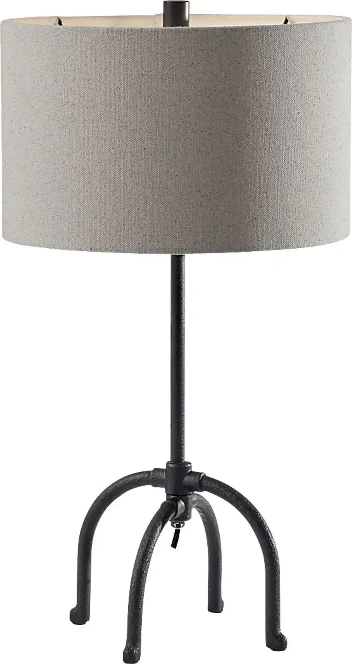 Dumfries Drive Black Lamp