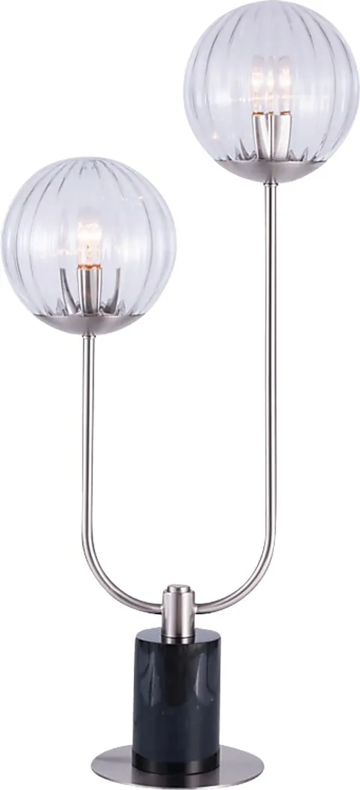 Rivard Point Silver Lamp
