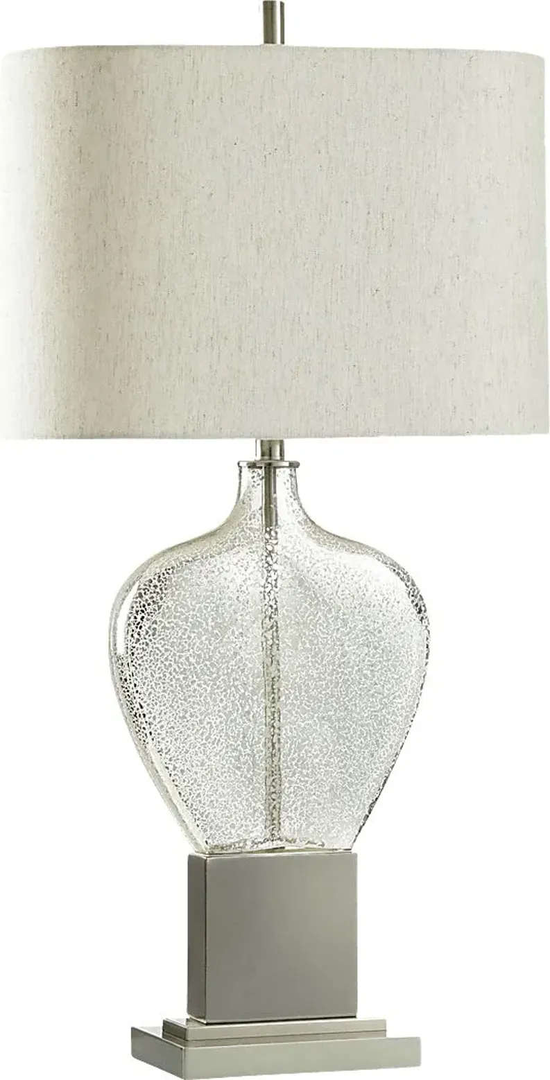 Naethan Silver Table Lamp