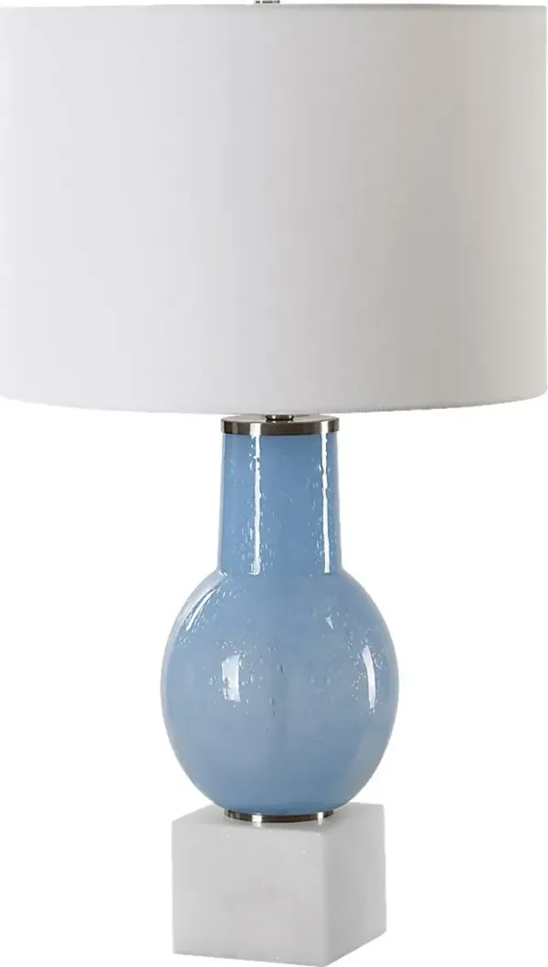 Justine Cave Blue Lamp