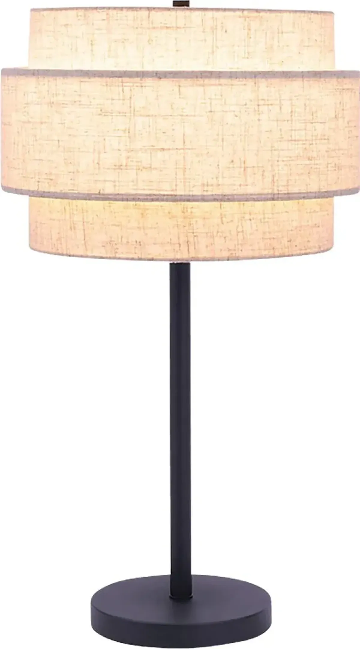 Izan View Black Table Lamp