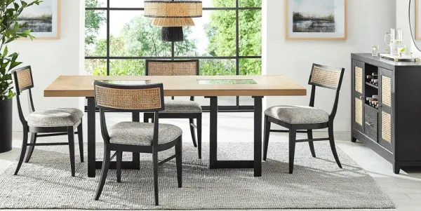 Hunter Springs Black 7 Pc Rectangle Dining Room