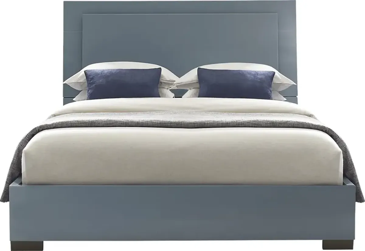 Luma Vista Blue 3 Pc King Bed