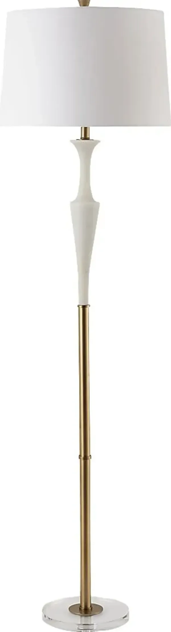 Ivanhoe Alley Brass Floor Lamp