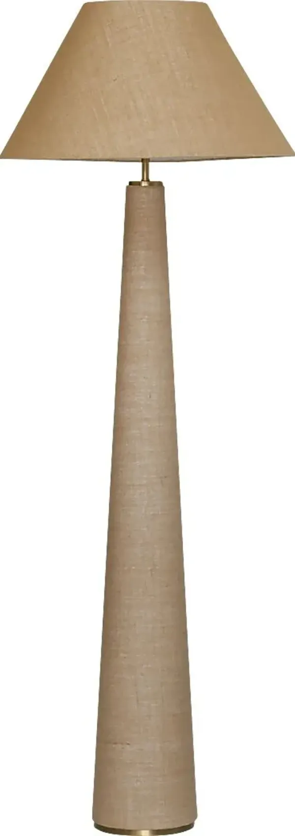 Banneker Shade Natural Floor Lamp