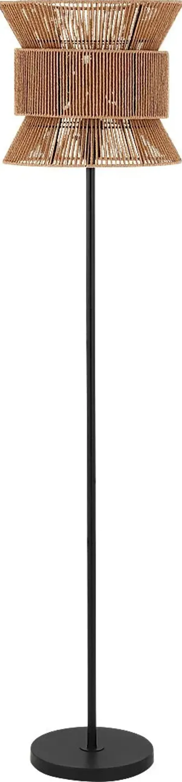 Freud Isle Black Floor Lamp