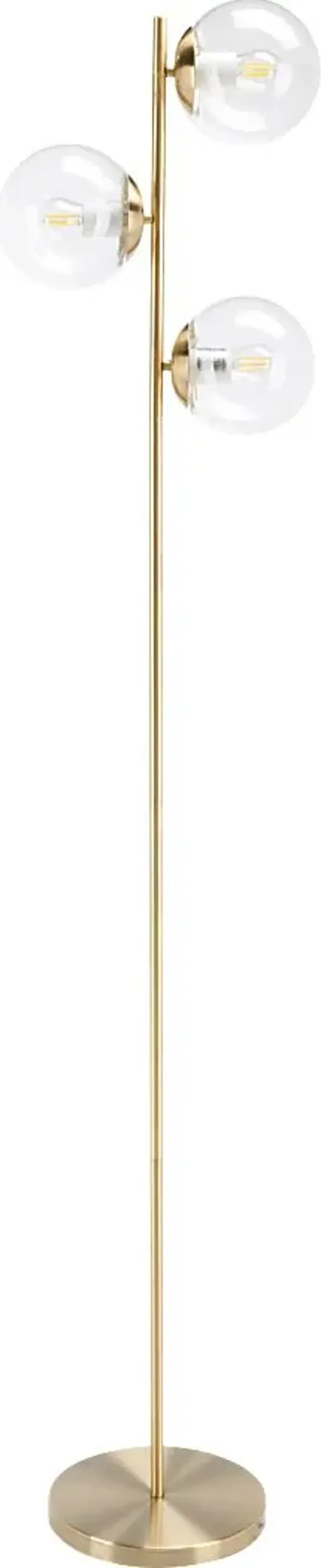 Thole Vista Gold Floor Lamp