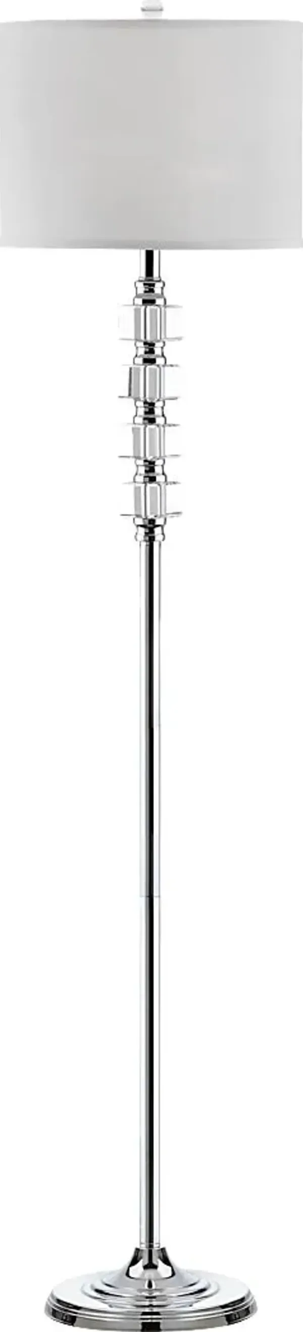 Normile Club Silver Floor Lamp
