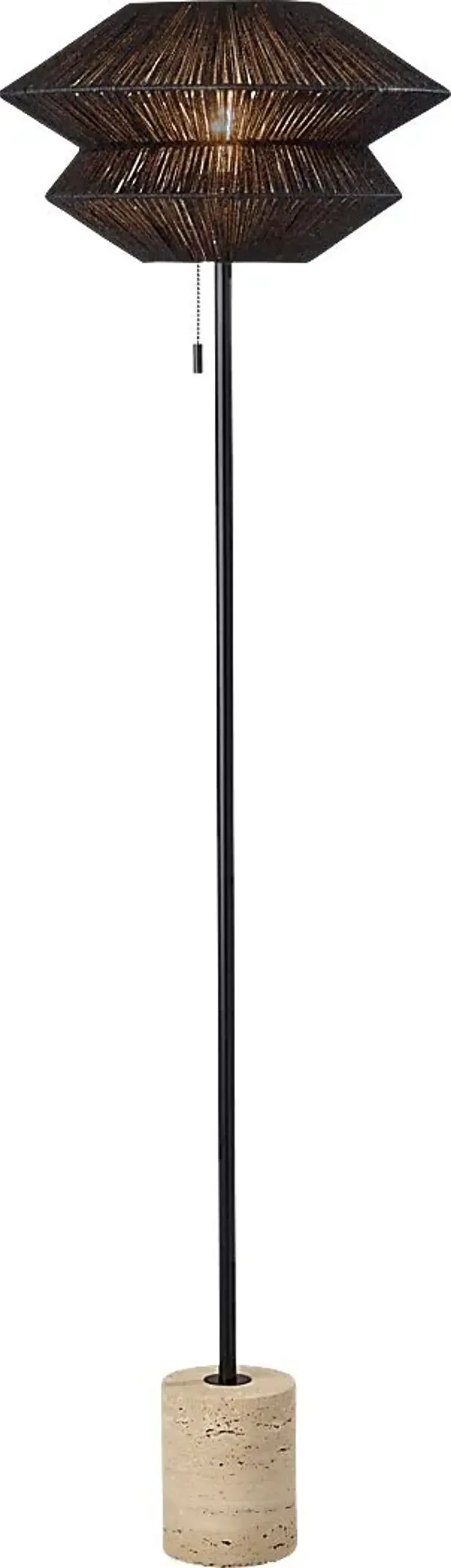 Traverse Drive Black Floor Lamp