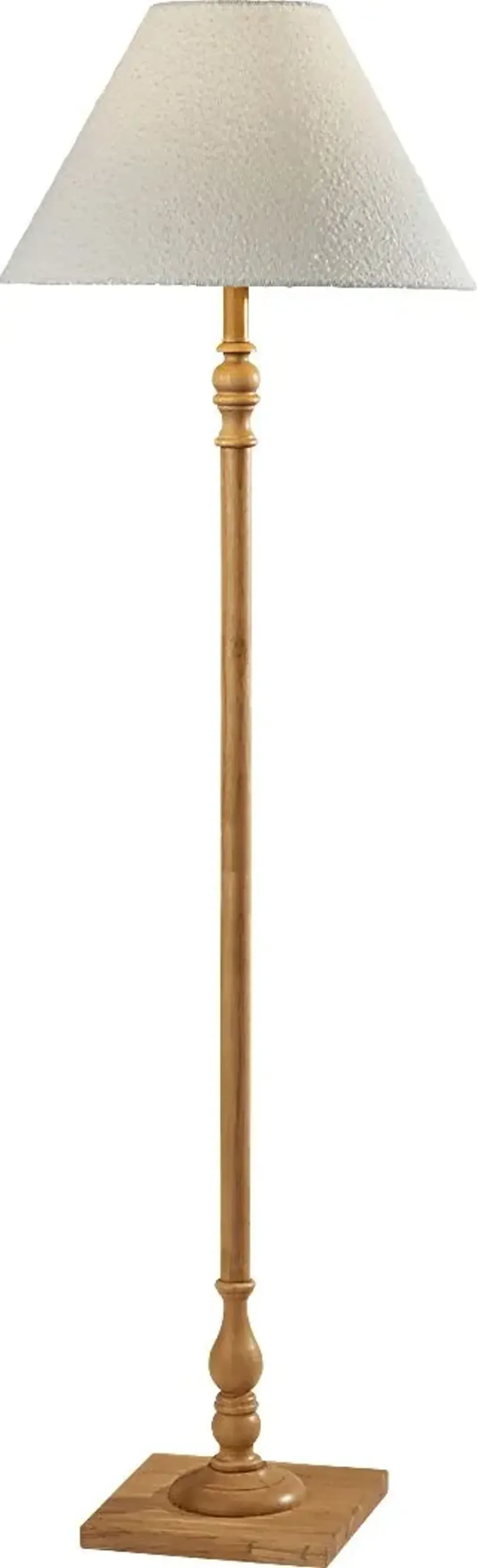 Wilshire Oaks Natural Floor Lamp