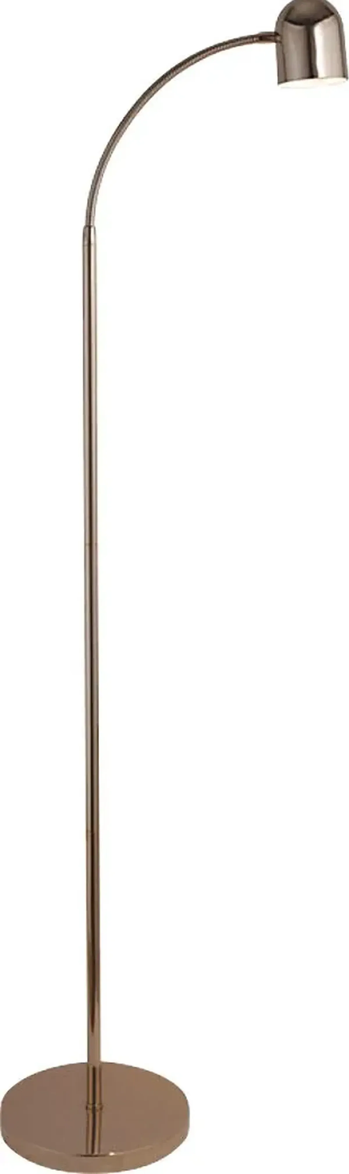Woodrow Cave Gold Floor Lamp