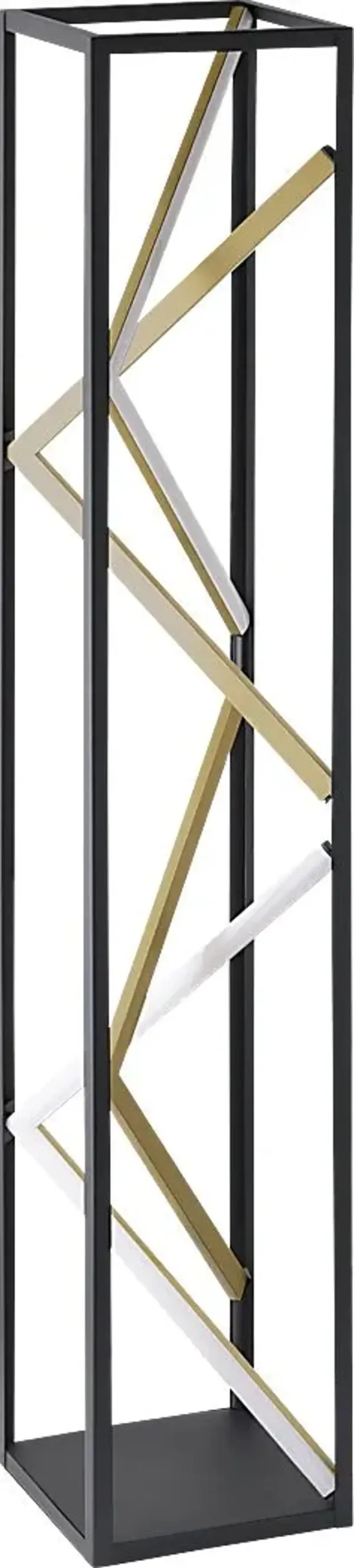 Cochrane Edge Black Floor Lamp