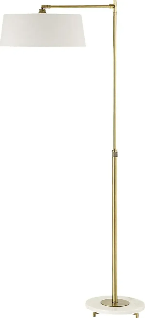 Galster Road Brass Floor Lamp