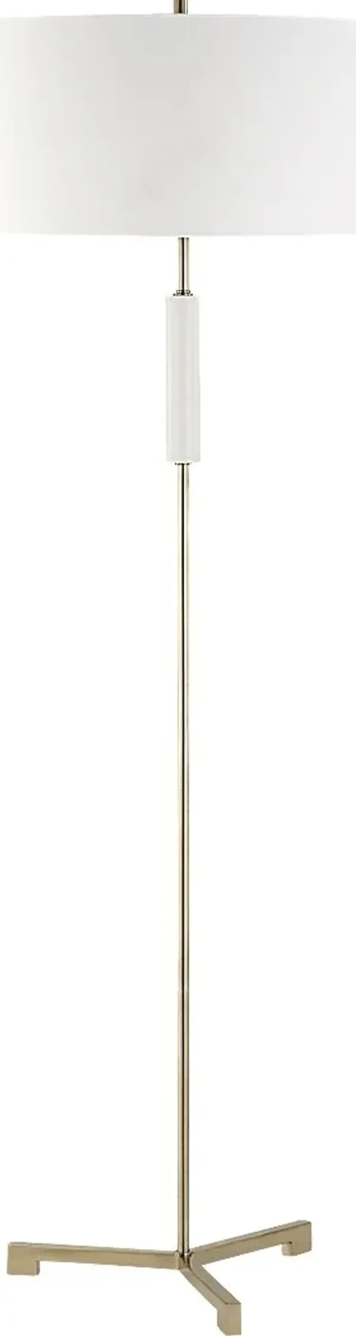 Nashua Cay Brass Floor Lamp