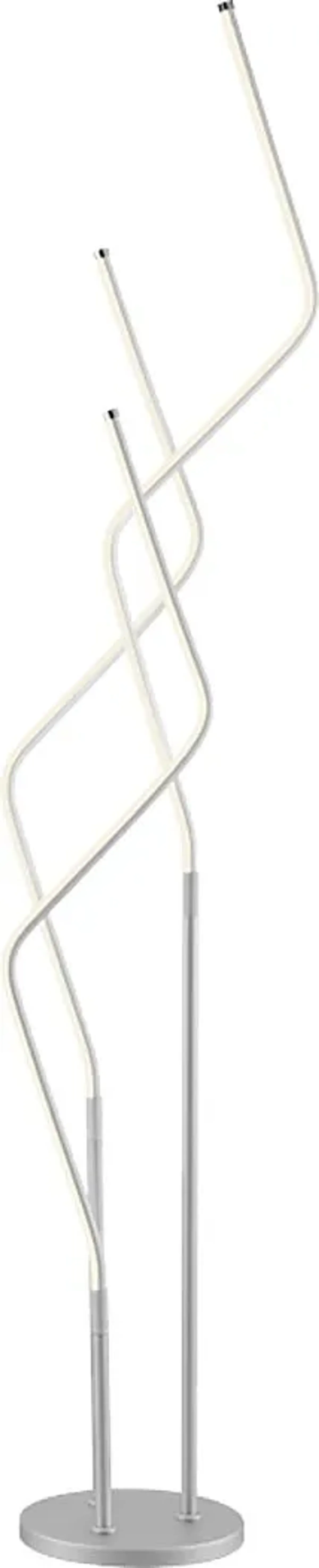 Sussex Moor Silver Floor Lamp