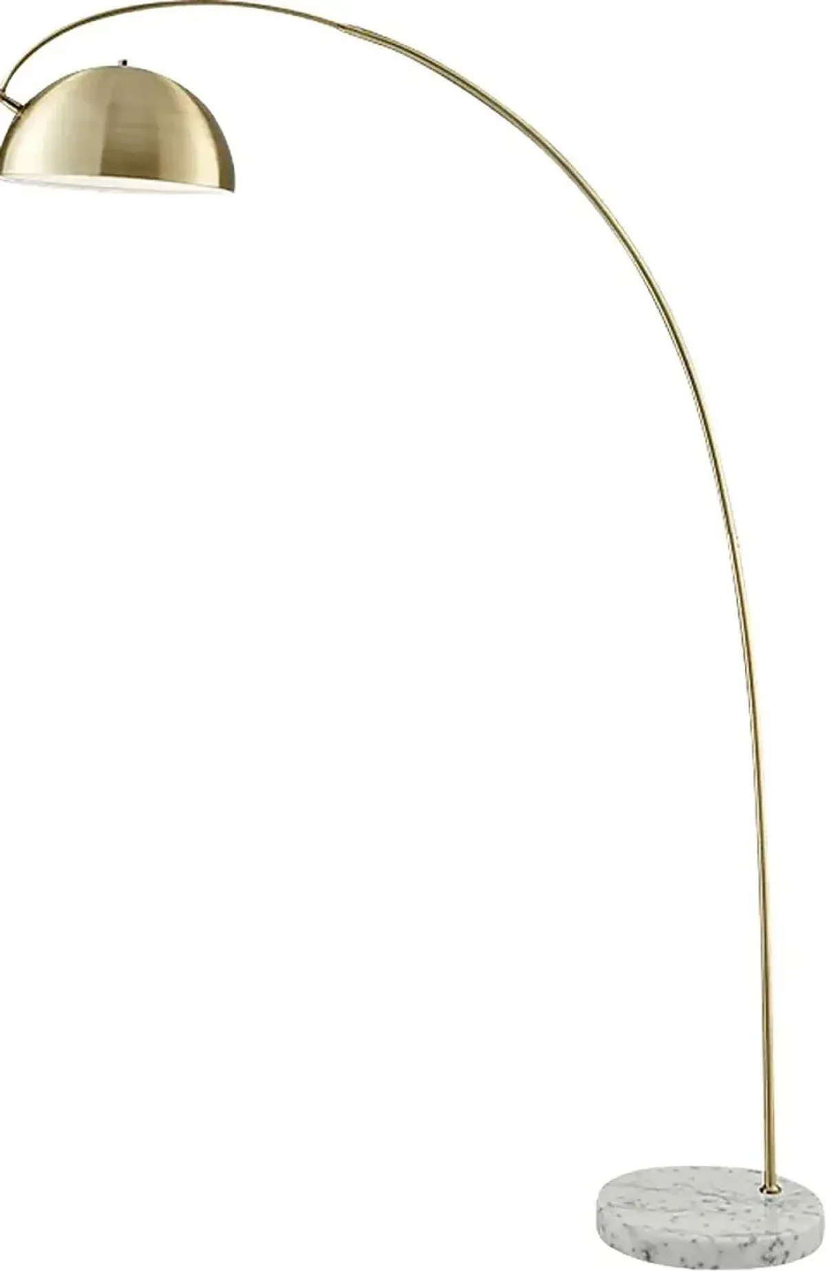 Arcadia Bend Gold Floor Lamp