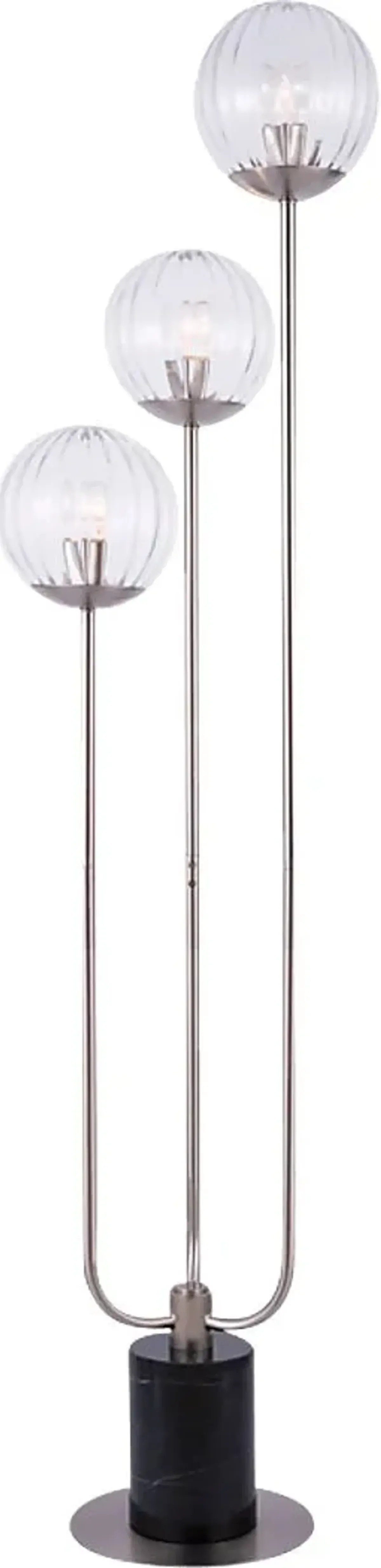 Rivard Point Silver Floor Lamp