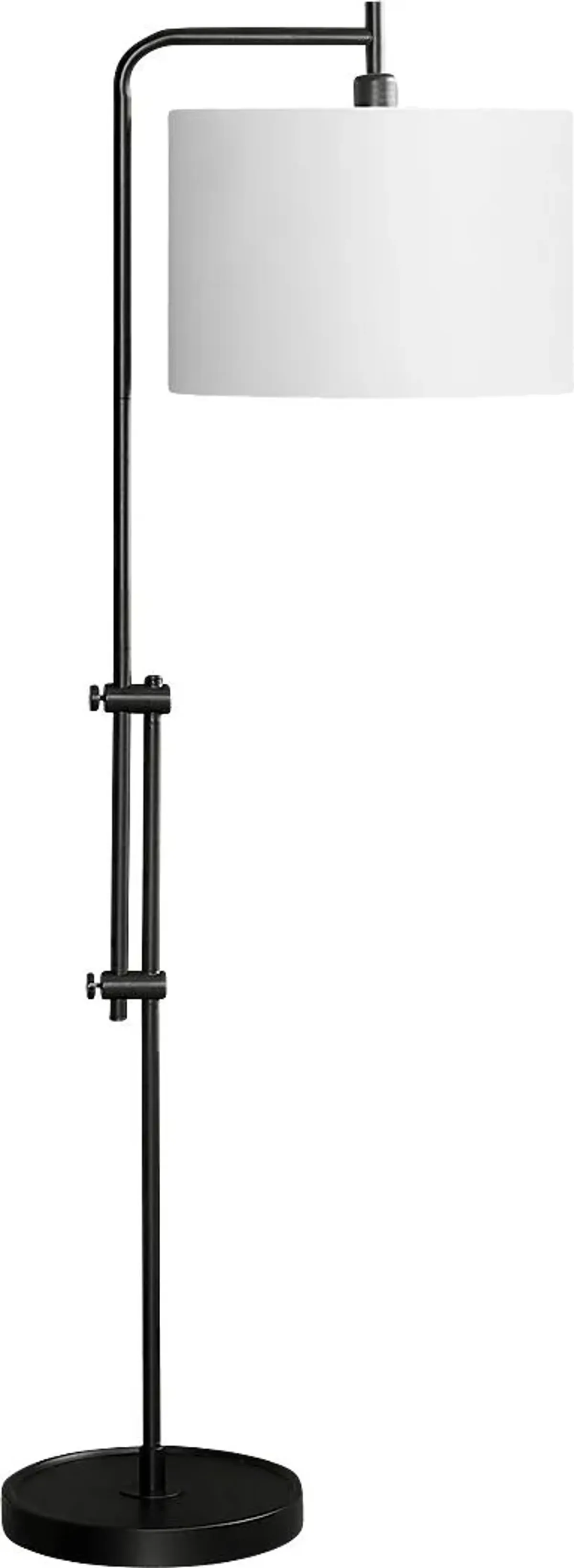 Whizy Black Floor Lamp