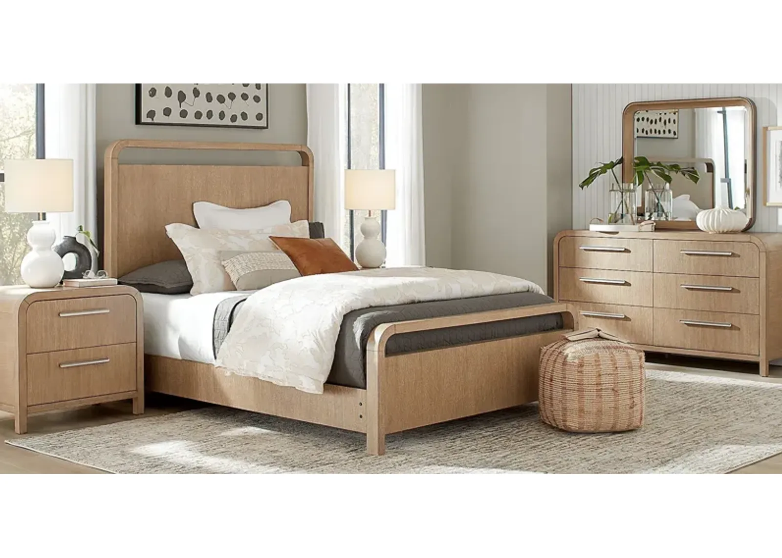 Canyon Sand 7 Pc Queen Panel Bedroom