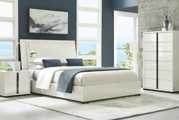 Luma Vista White 5 Pc Queen Bedroom