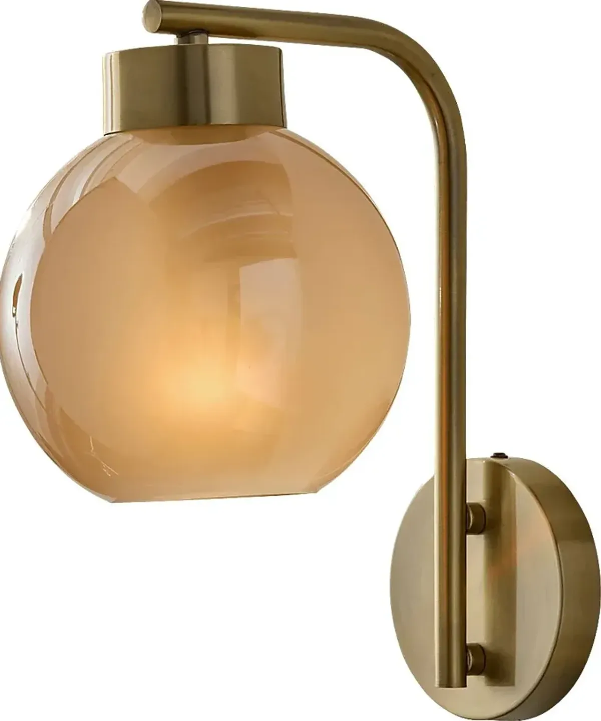 Clarion Hollow Brass Sconce
