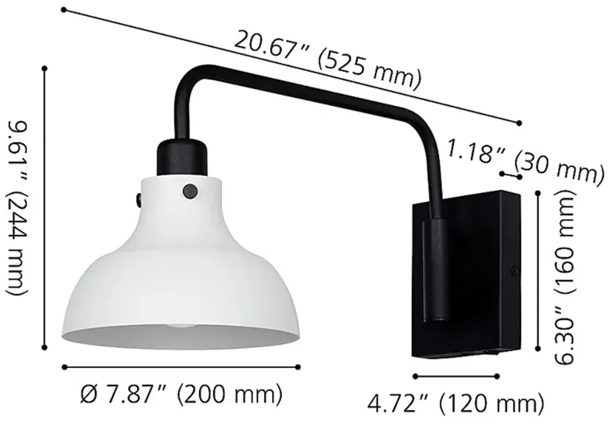 Trumbull Place Gray Sconce