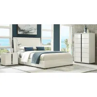 Luma Vista White 5 Pc King Bedroom