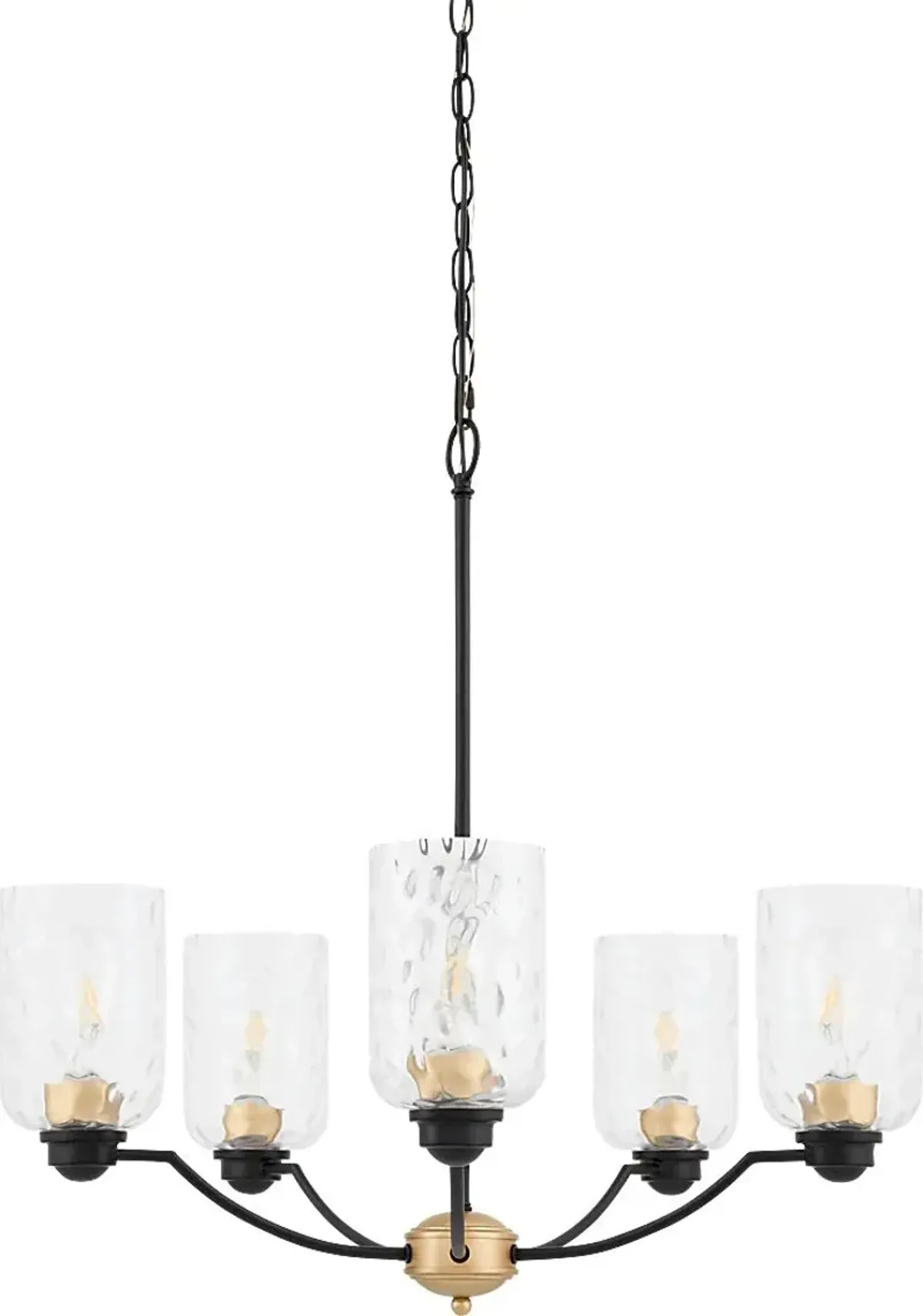 Cyclo Black Chandelier
