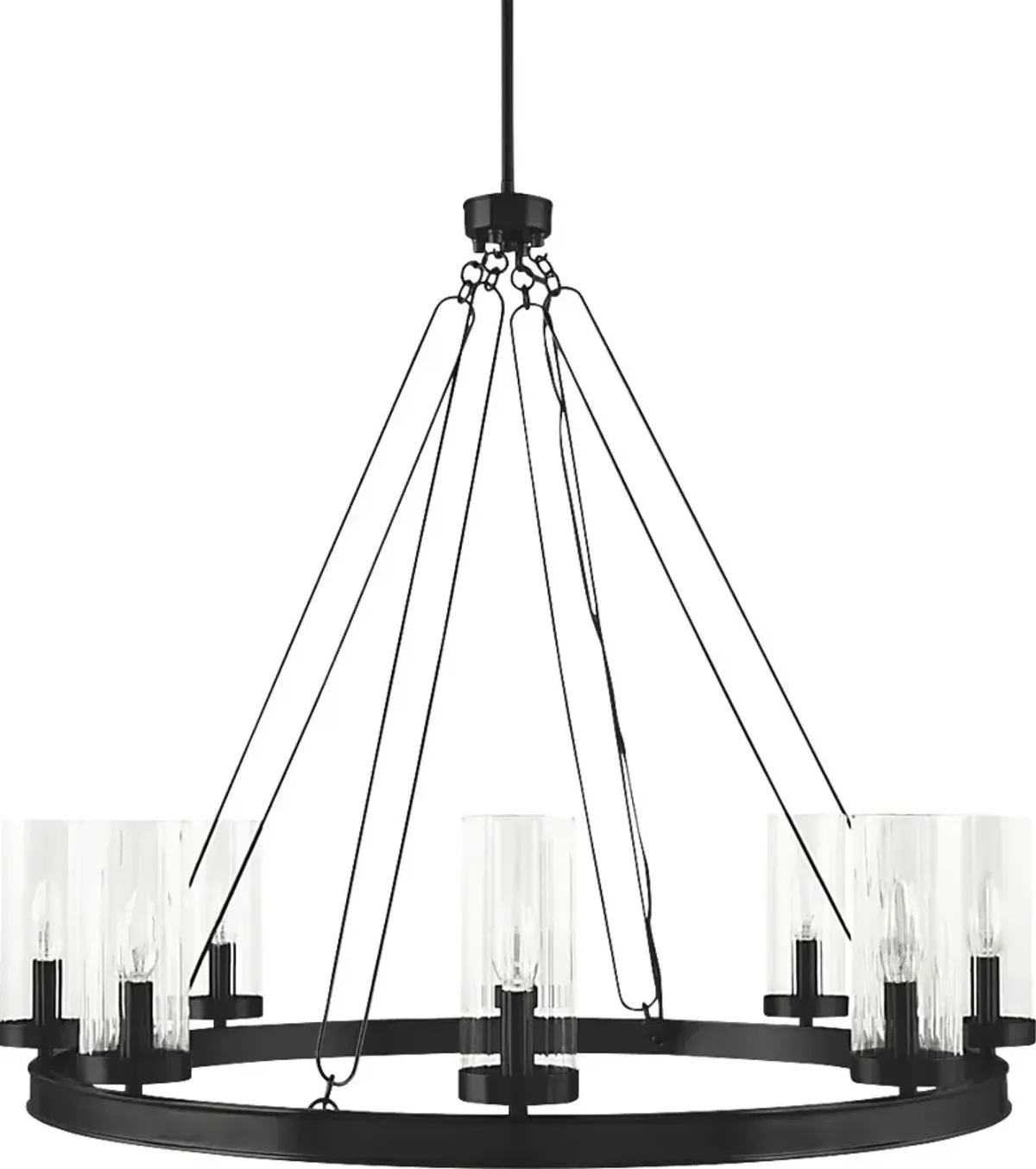 Yewwo Black Chandelier