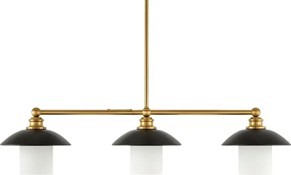 Korb Linear Black Chandelier