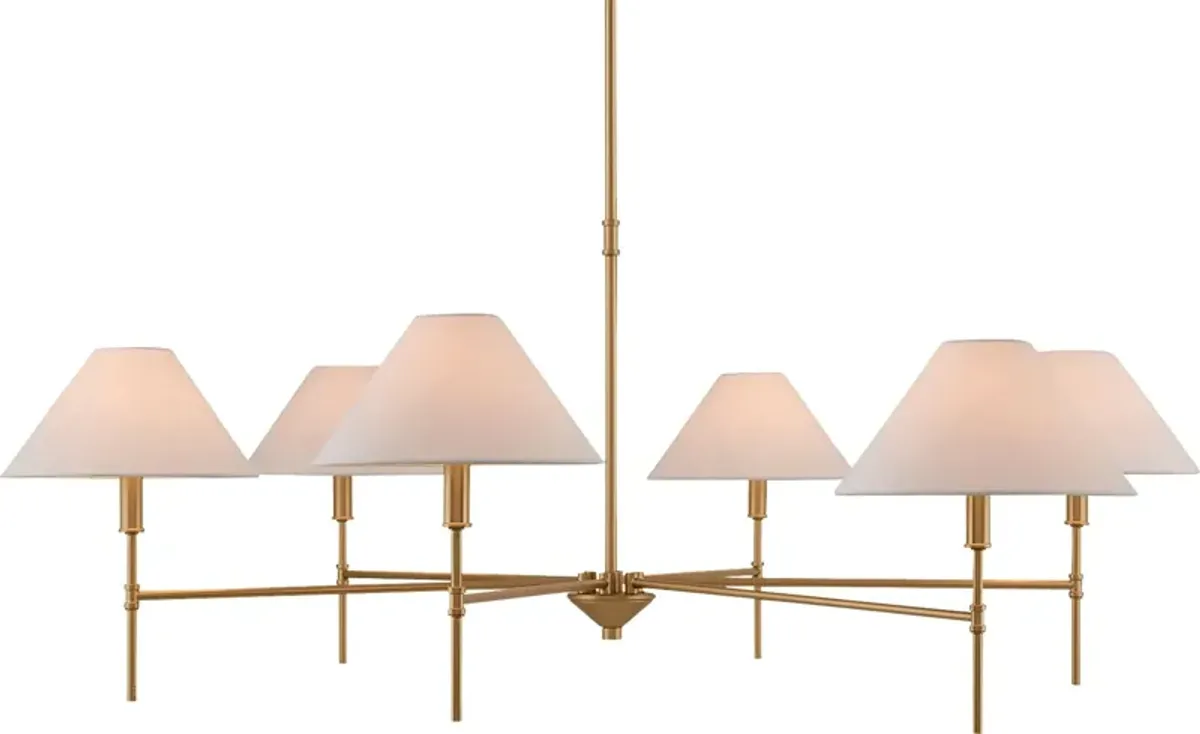 Darryll Brass Chandelier