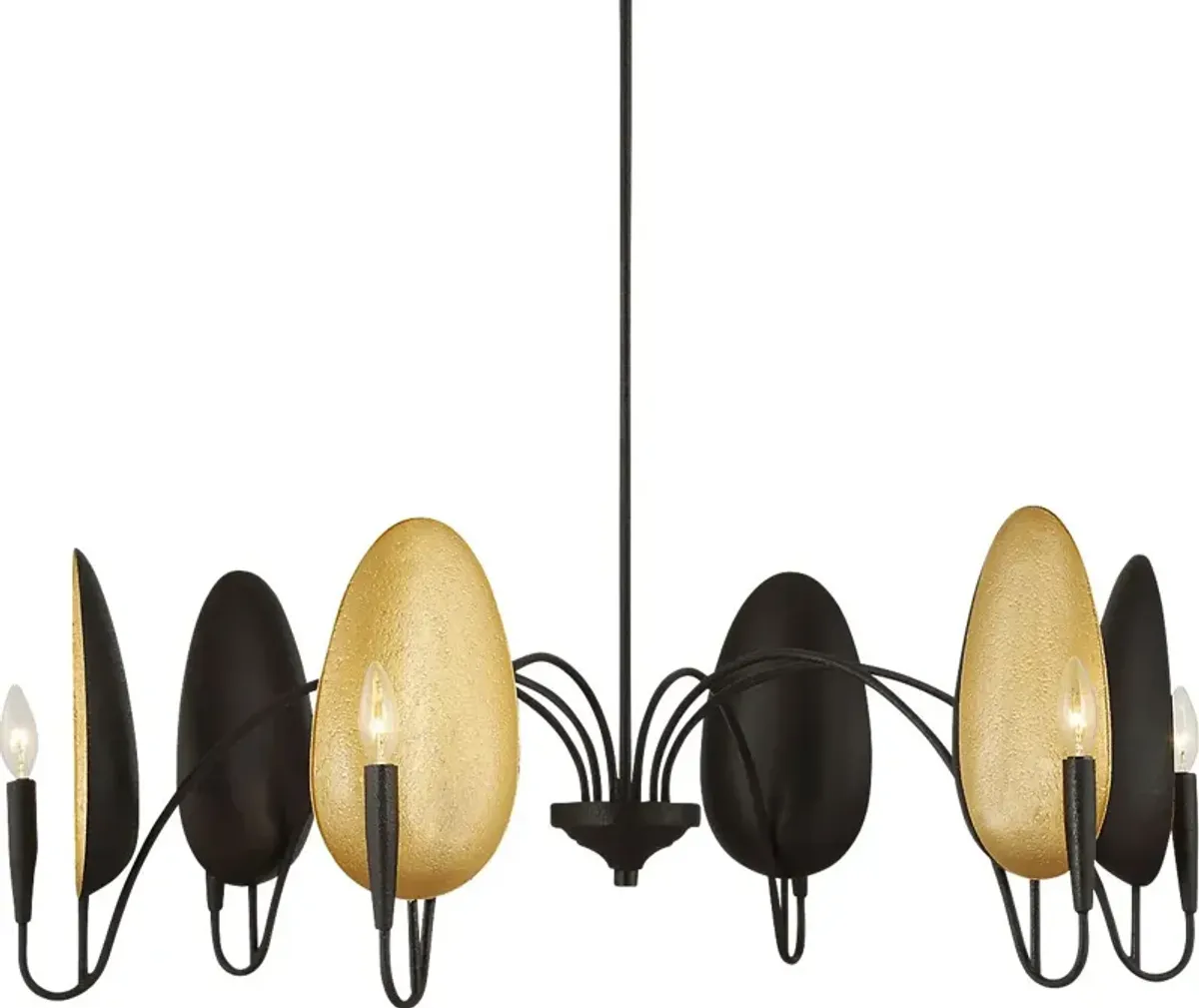 Lushian Black Chandelier