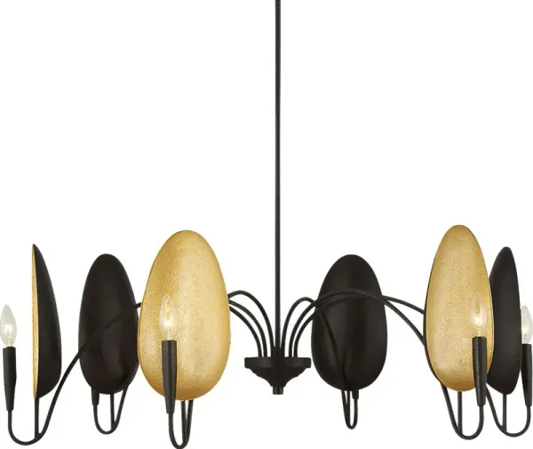 Lushian Black Chandelier