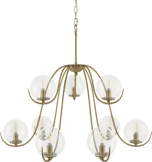 Kresge Boulevard Gold Chandelier