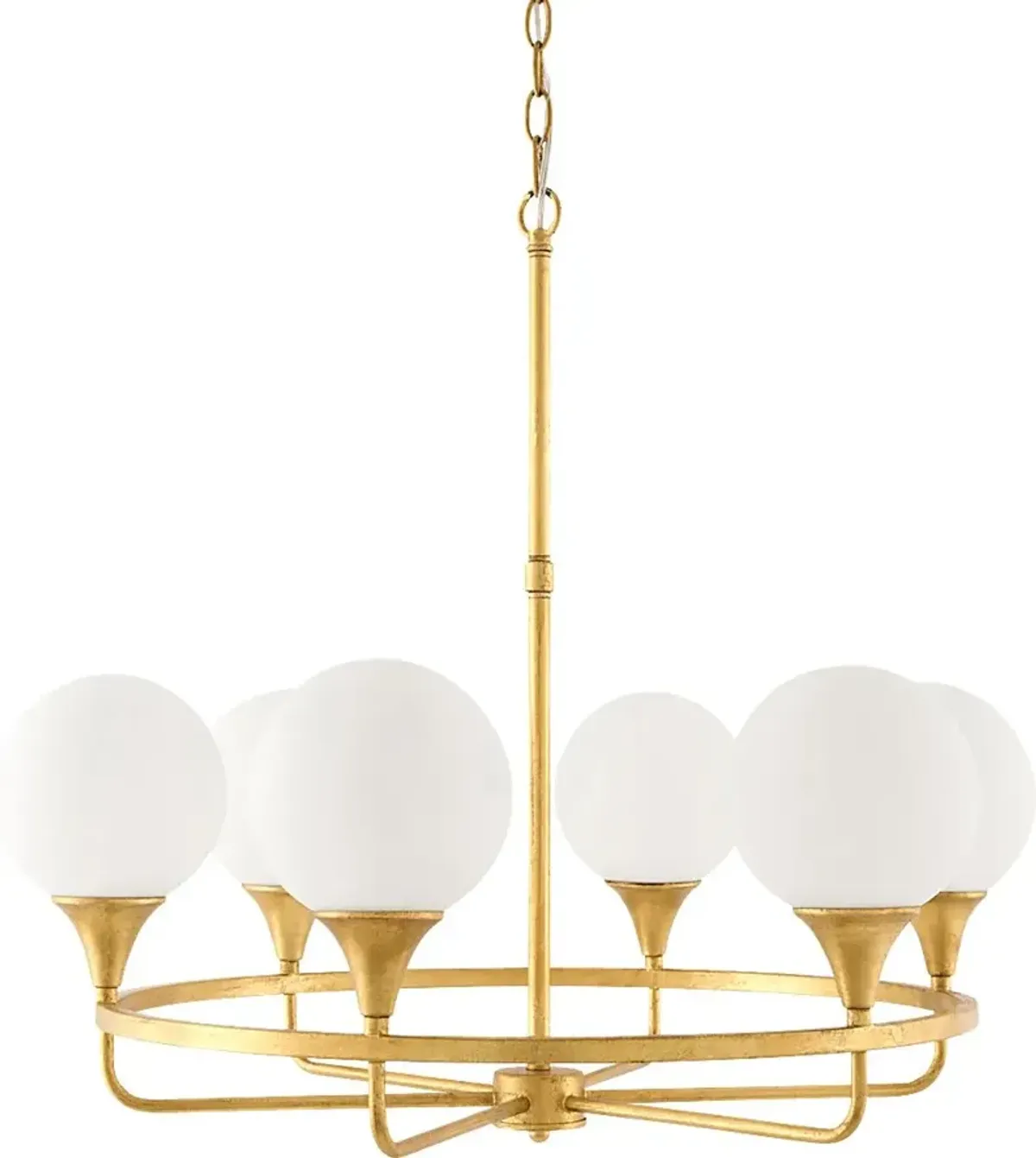 Gilchrist Post Gold Chandelier
