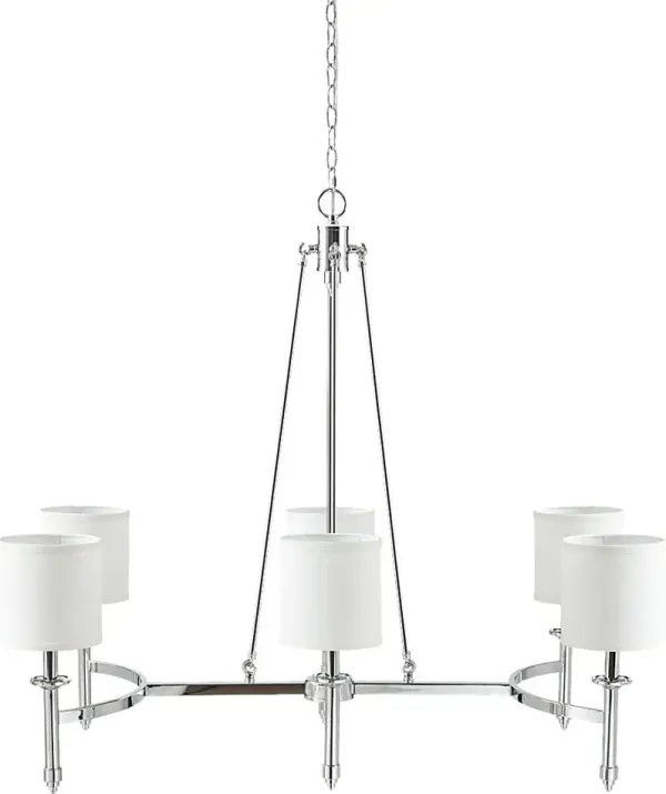 Cascade Hills Silver Chandelier