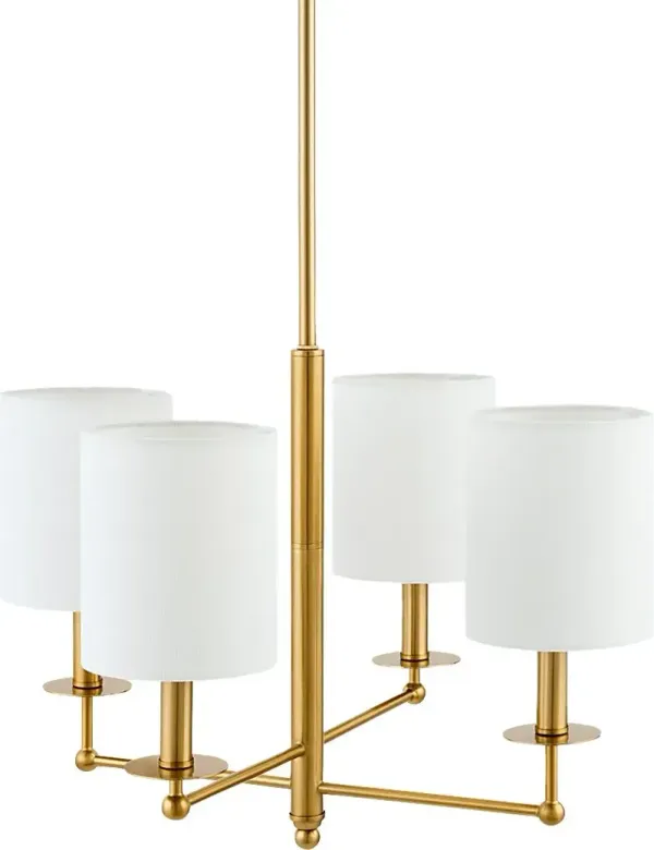 Thompson Valley Brass Chandelier