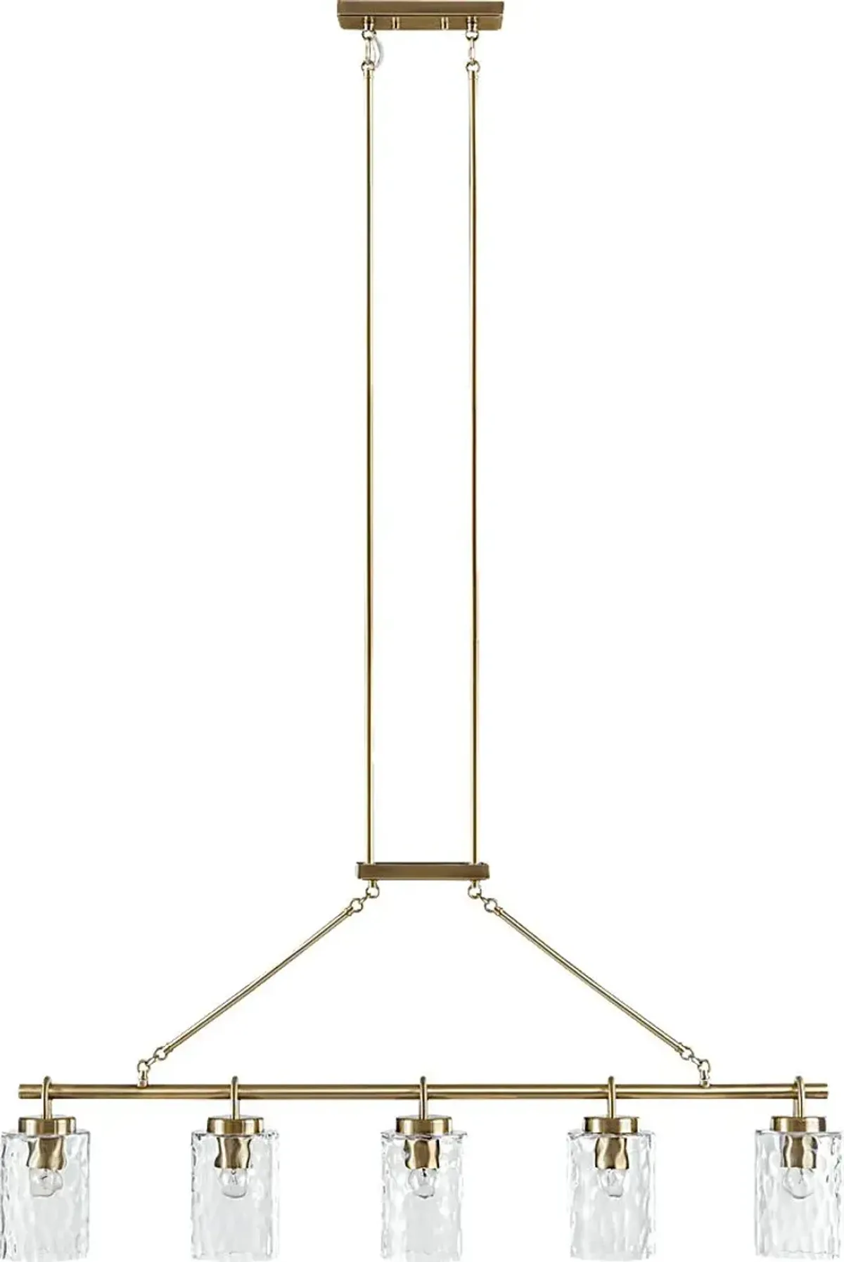 Amity Park Brass Chandelier