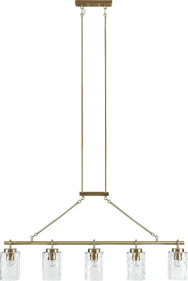 Amity Park Brass Chandelier