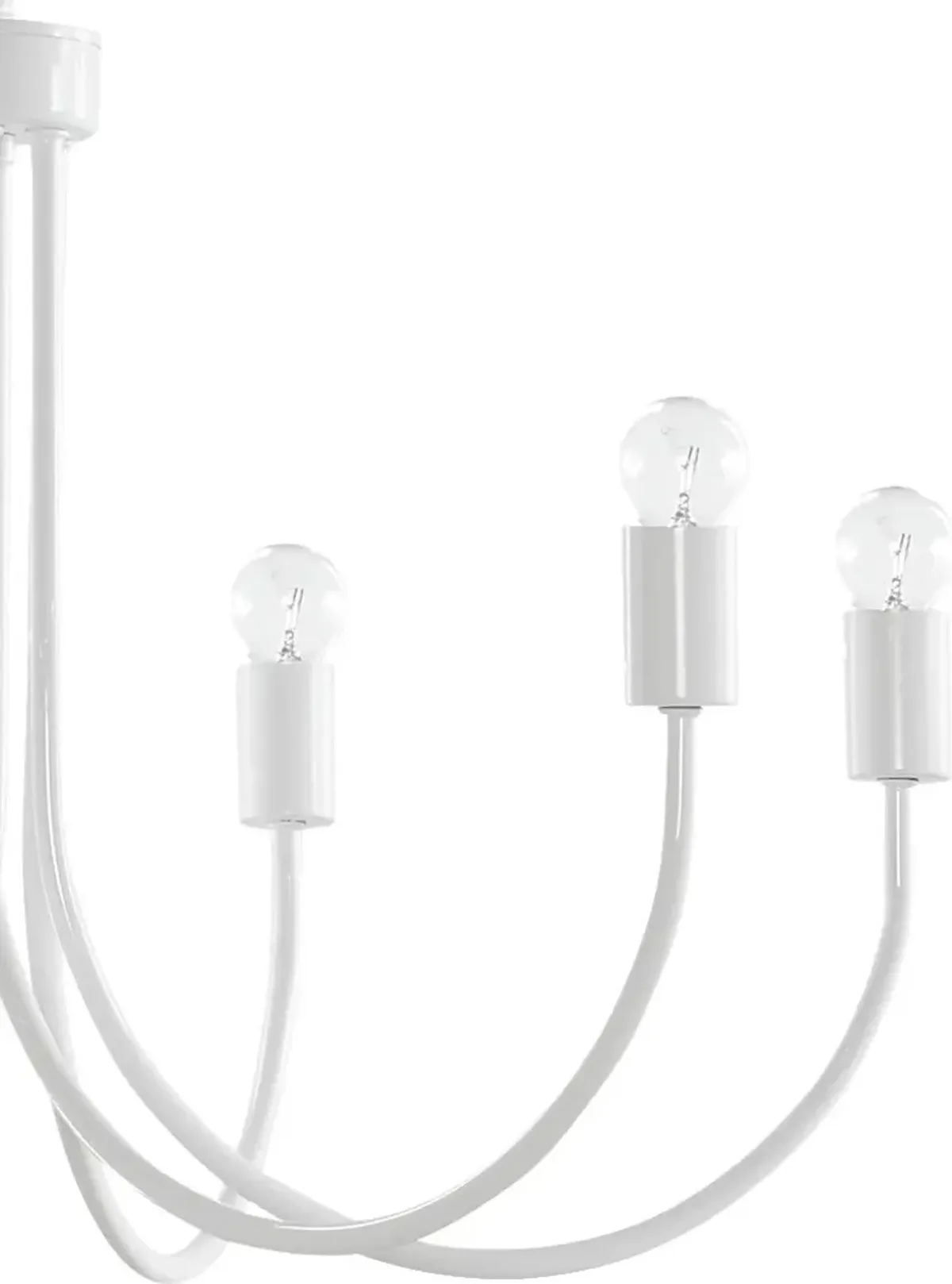 Drew Street White Chandelier