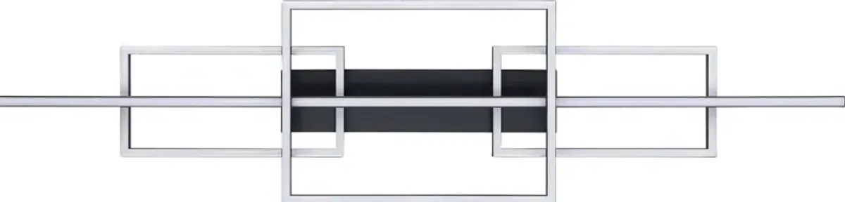 Rossini Alley Black Flush Mount