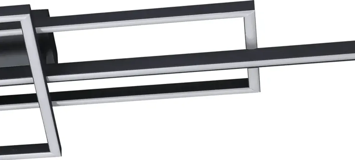 Rossini Alley Black Flush Mount