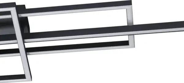 Rossini Alley Black Flush Mount